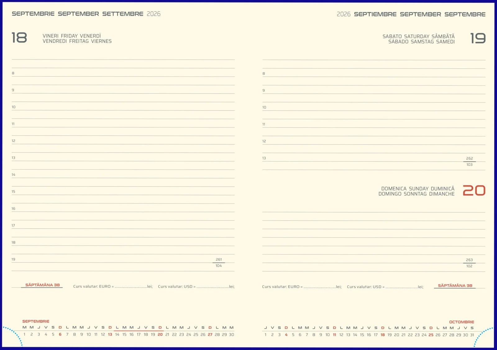 AGENDA DATATA ZILNIC SIRIO LUX GRI 17*24CM 2026 329GR [2]