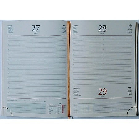 REZERVA AGENDA DATATA ZILNICA 2026 15*21 CM COPERTA CARTON [2]