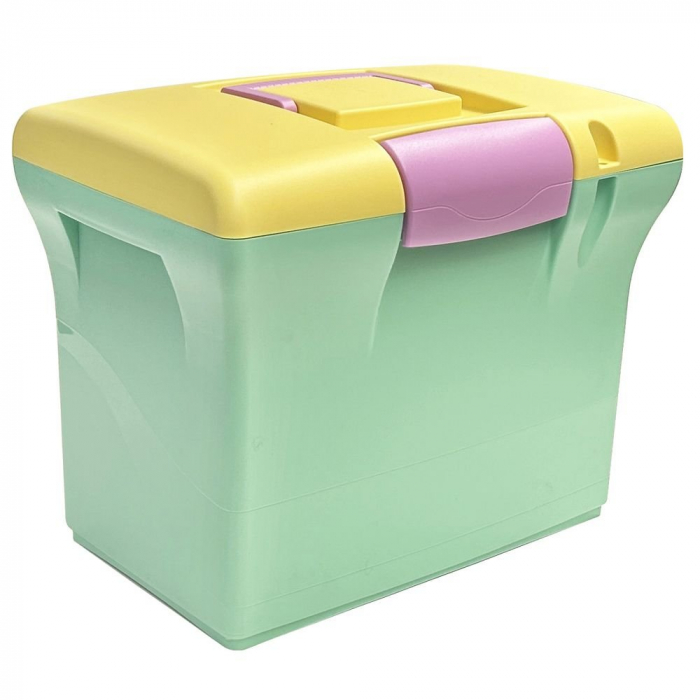 ARD SUPORT DOCUMENTE TIP VALIZA, CU CAPAC SI MANER, VERDE PASTEL 170PV [2]