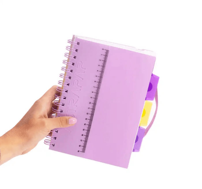 CAIET B5 PP SPIRA 200F CU ELASTIC, RIGLA SI 4 SEPARATOARE, PASTEL PATRATELE 107023005 [2]