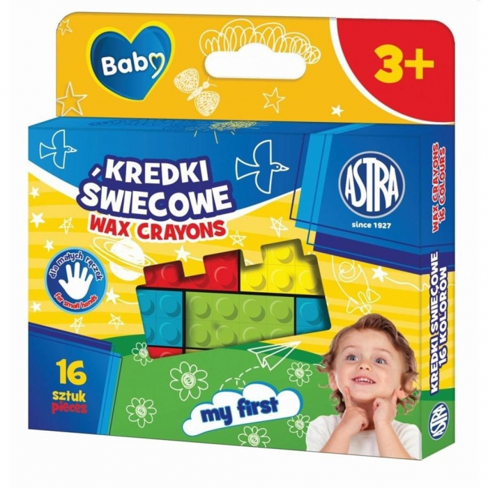 AS CREIOANE CERATE 8 CULORI FORMA LEGO ASTRA BABY 316023010 [1]