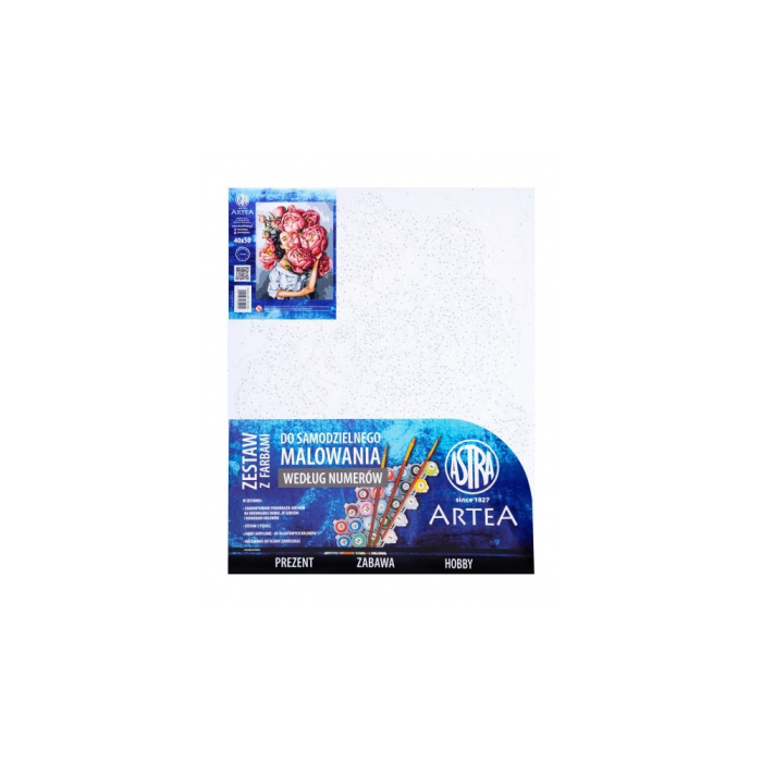 PANZA PICTURA PE NUMERE 40*50CM CU VOPSELE SI PENSULE, BUJORI 801022906 [7]