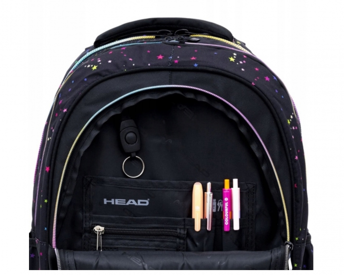 AS RUCSAC SCOLAR 3 COMPARTIMENTE HEAD GOLDEN EFECT RAINBOW KITTY AB300 502025033 [5]