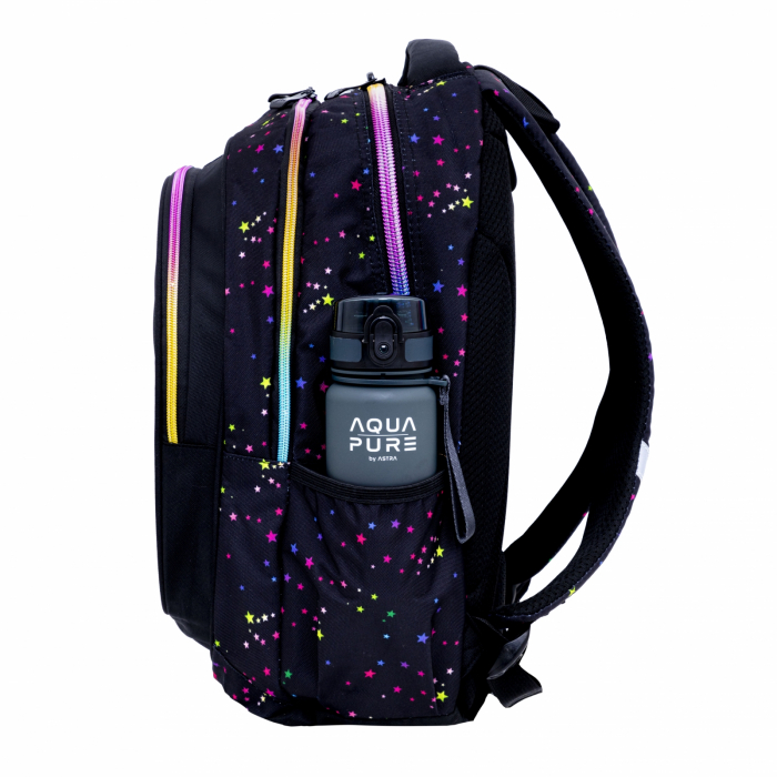 AS RUCSAC SCOLAR 3 COMPARTIMENTE HEAD GOLDEN EFECT RAINBOW KITTY AB300 502025033 [3]