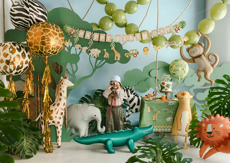 Balon Folie Happy Birthday Safari 35x35cm FB388 [3]