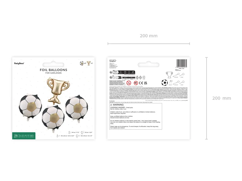 Balon Folie Ghirlandă Trophy with Balls 4buc FB301 [4]
