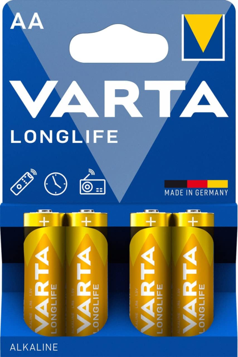 BATERII VARTA LONGLIFE 4106/4 LR06 1.5V 4/SET [1]