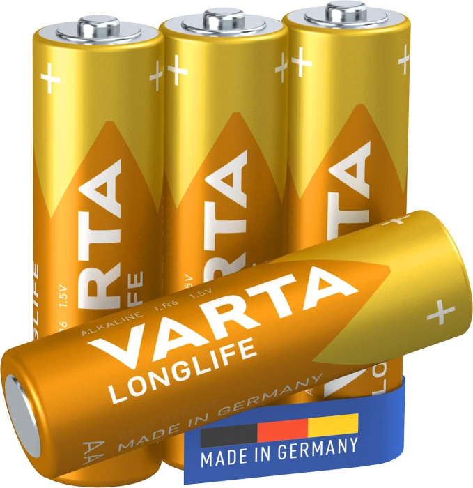 BATERII VARTA LONGLIFE 4106/4 LR06 1.5V 4/SET [2]
