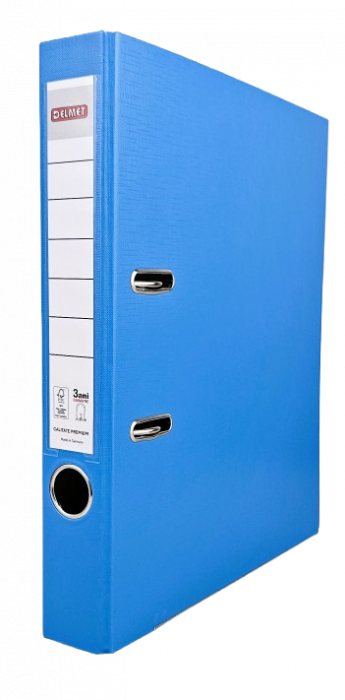 BIBLIORAFT PLASTIFIAT IPB 5 CM ALBASTRU DESCHIS 20204506J [1]