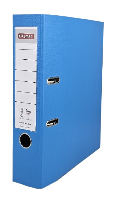 BIBLIORAFT PLASTIFIAT IPB 7.5 CM ALBASTRU DESCHIS 20204806J [1]