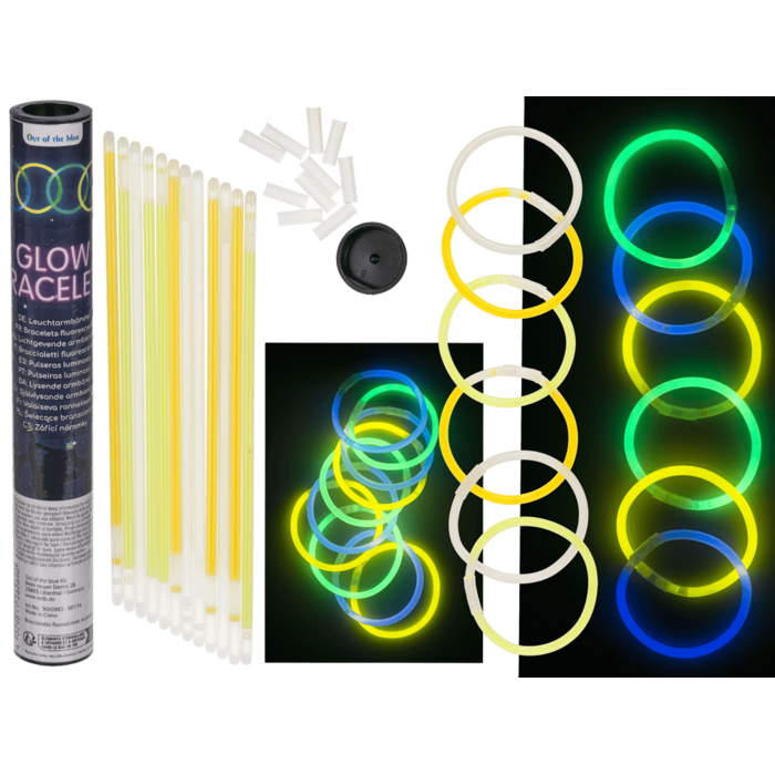BLU BRATARI FOSFORESCENTE DIVERSE CULORI 20CM 15/SET 90/0983 [1]