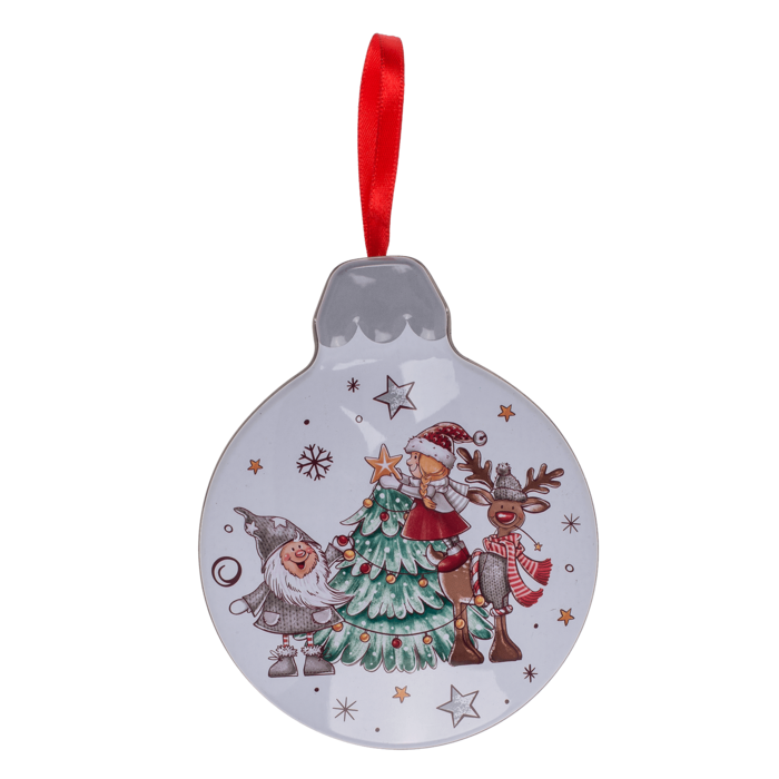 CUTIUTA CADOU METAL 14x11x4CM GLOB DE CRACIUN 99/7918 [5]