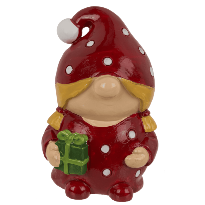 DECORATIUNE DE CRACIUN GNOM 4x3x6CM + MINI SACOSA CADOU 99/6710 [11]