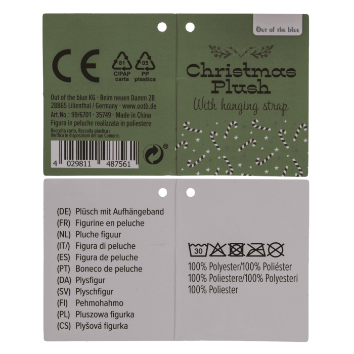 DECORATIUNI SUSPENDATE CRACIUN 8CM PLUSH 99/6701 [14]