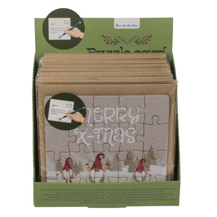 FELICITARE DE CRACIUN + PLIC, FORMA PUZZLE 99/6152 [12]