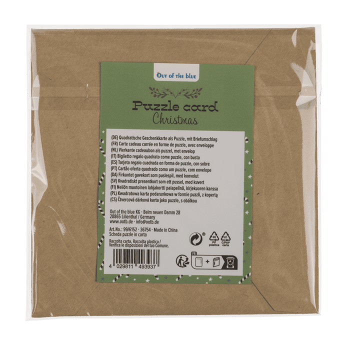 FELICITARE DE CRACIUN + PLIC, FORMA PUZZLE 99/6152 [9]