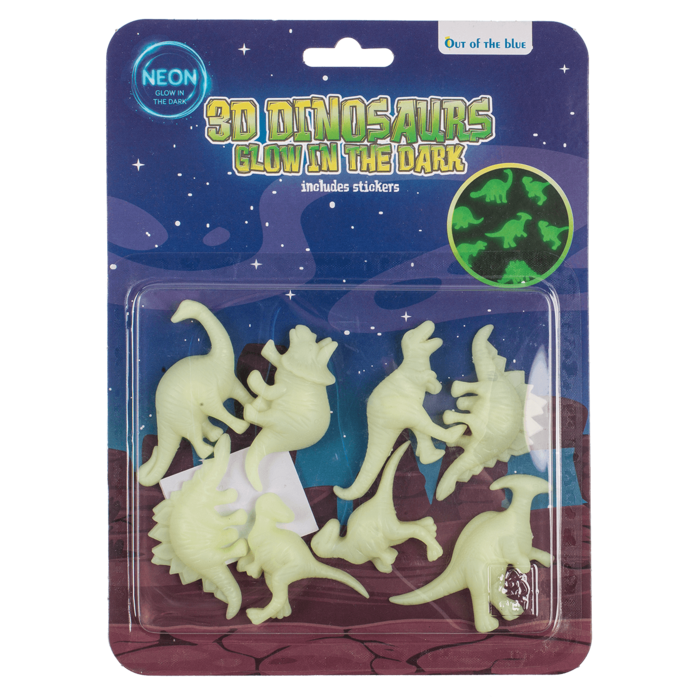 BLU FIGURINA 3D DINOZAUR 7CM GLOW IN THE DARK 59/2219 [2]