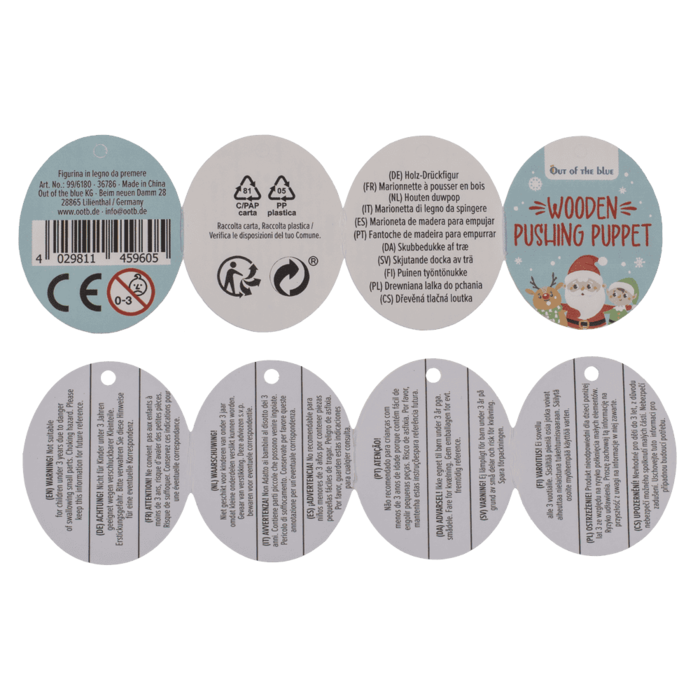 FIGURINA DECOR DIN LEMN 4.6x11CM MOTIV CRACIUN 99/6180 [9]