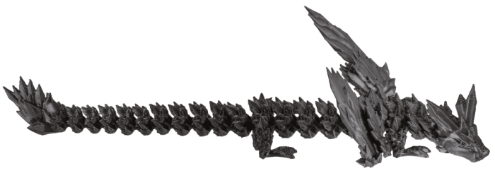 FIGURINA DRAGON, IMPRIMAT 3D, CU OU, DIVERSE CULORI 59/2294 [10]