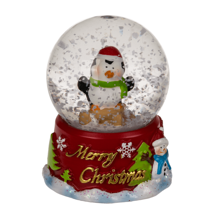 GLOB DECORATIV DIN STICLA 4.5*6.5CM MERRY CHRISTMAS 946070 [4]