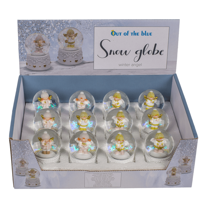 GLOB DECORATIV DIN STICLA 4.5x4.5CM INGERASI DE IARNA 160045 [5]