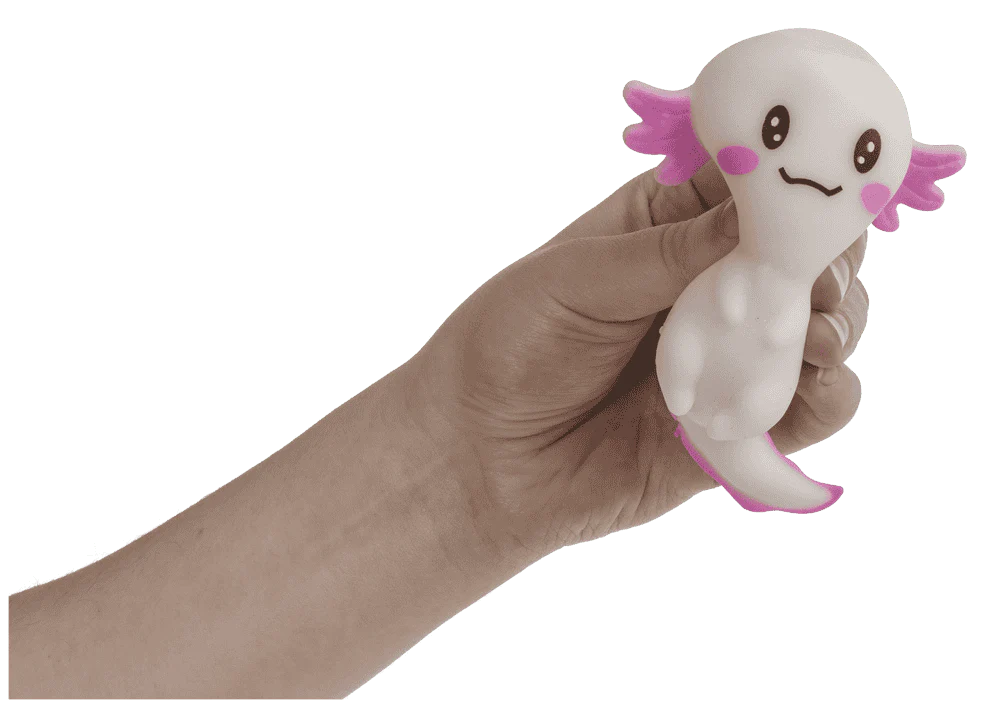 JUCARIE ANTISTRESS 9.5x8CM AXOLOTL CU NISIP KINETIC 59/2252 [7]