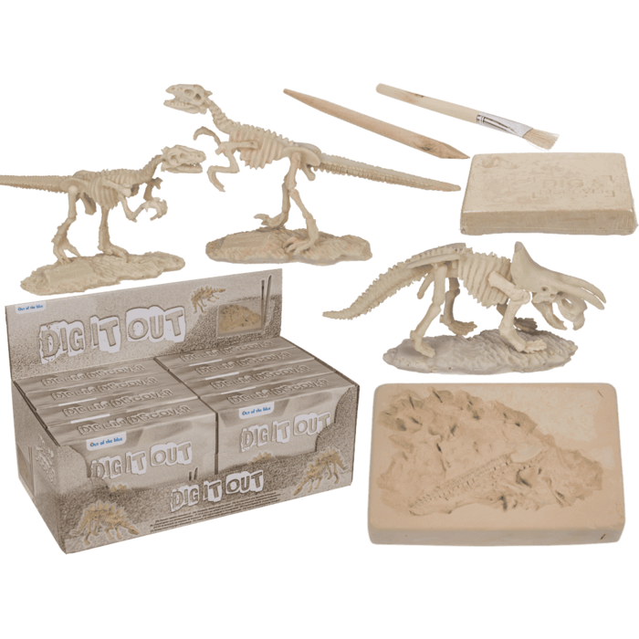 BLU KIT DE EXCAVARE SCHELET DINOZAUR 4.5*18CM 11/2003 [1]