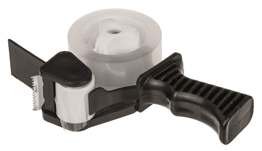 MINI DISPENSER CU BANDA ADEZIVA 7x3x12.5CM, 25M, ROSU/NEGRU 29/2781 [4]