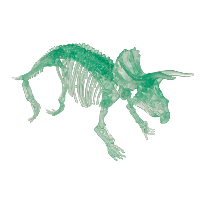 BLU MINI KIT ASAMBLARE SCHELET DE DINOZAUR 10CM GLOW IN THE DARK 59/2194 [18]