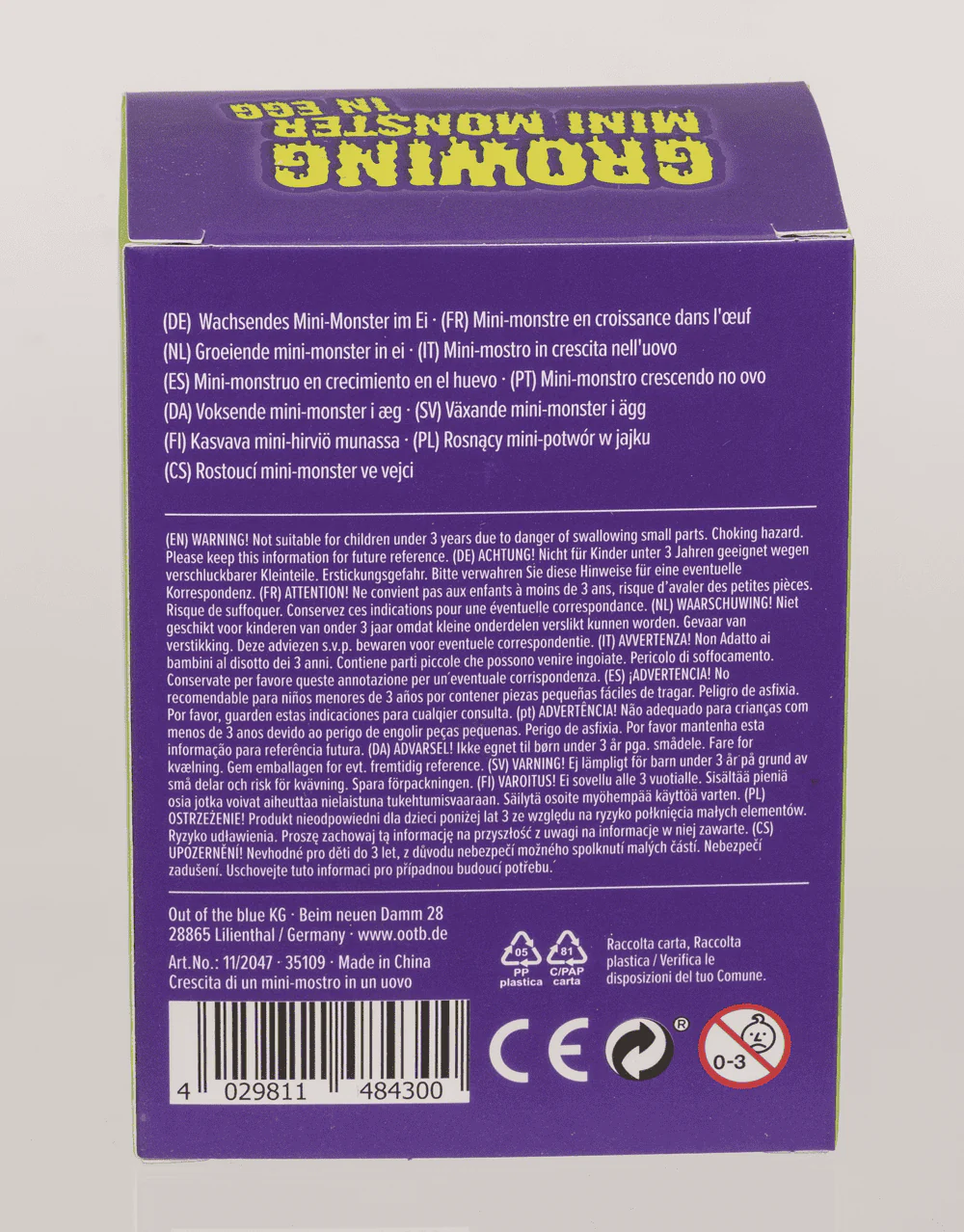 OU CU SURPRIZA MINI MONSTRU 6.5CM DIVERSE MODELE 11/2047 [3]