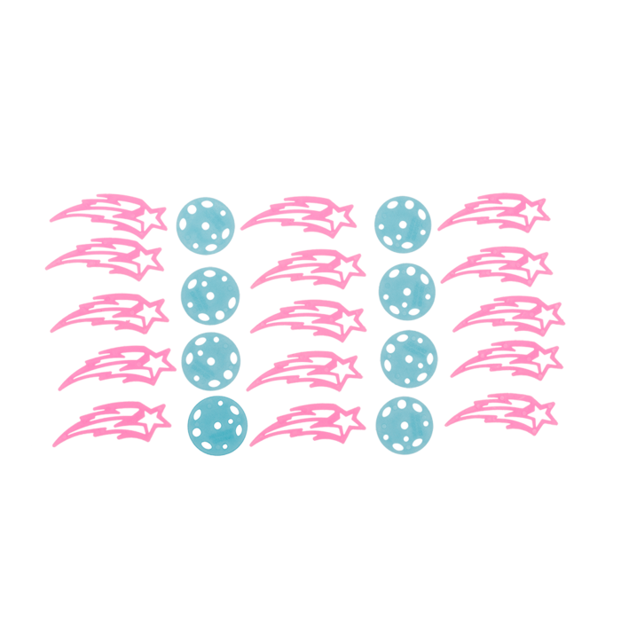 BLU SET DECOR UNIVERS, STELE SI PLANETE CARE STRALUCESC LA INTUNERIC, NEON, 100 BUC 90/0968 [3]