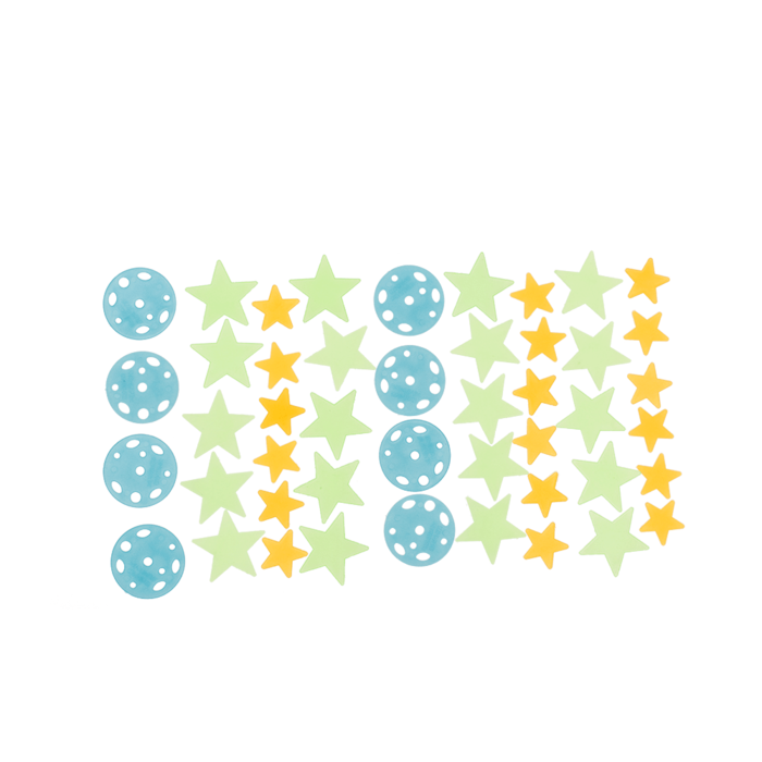 BLU SET DECOR UNIVERS, STELE SI PLANETE CARE STRALUCESC LA INTUNERIC, NEON, 100 BUC 90/0968 [5]