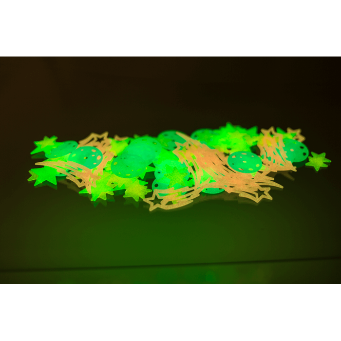 BLU SET DECOR UNIVERS, STELE SI PLANETE CARE STRALUCESC LA INTUNERIC, NEON, 100 BUC 90/0968 [8]