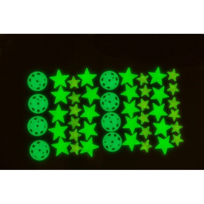 BLU SET DECOR UNIVERS, STELE SI PLANETE CARE STRALUCESC LA INTUNERIC, NEON, 100 BUC 90/0968 [6]