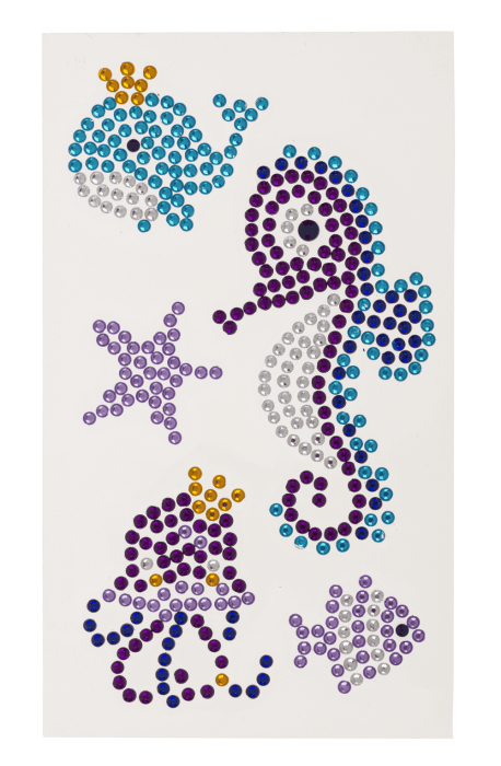 STICKER DECOR, PIETRICELE COLORATE ROTUNDE, ANIMALE MARINE 29/2889 [5]
