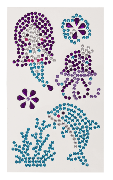STICKER DECOR, PIETRICELE COLORATE ROTUNDE, ANIMALE MARINE 29/2889 [6]
