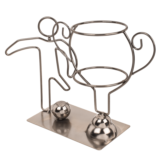 BLU SUPORT METALIC PENTRU STICLE 30x10x20CM FOOTBALL CHAMPION 71/3312 [2]