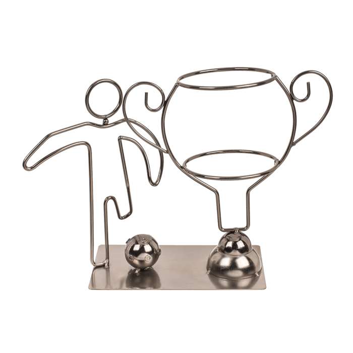 BLU SUPORT METALIC PENTRU STICLE 30x10x20CM FOOTBALL CHAMPION 71/3312 [3]