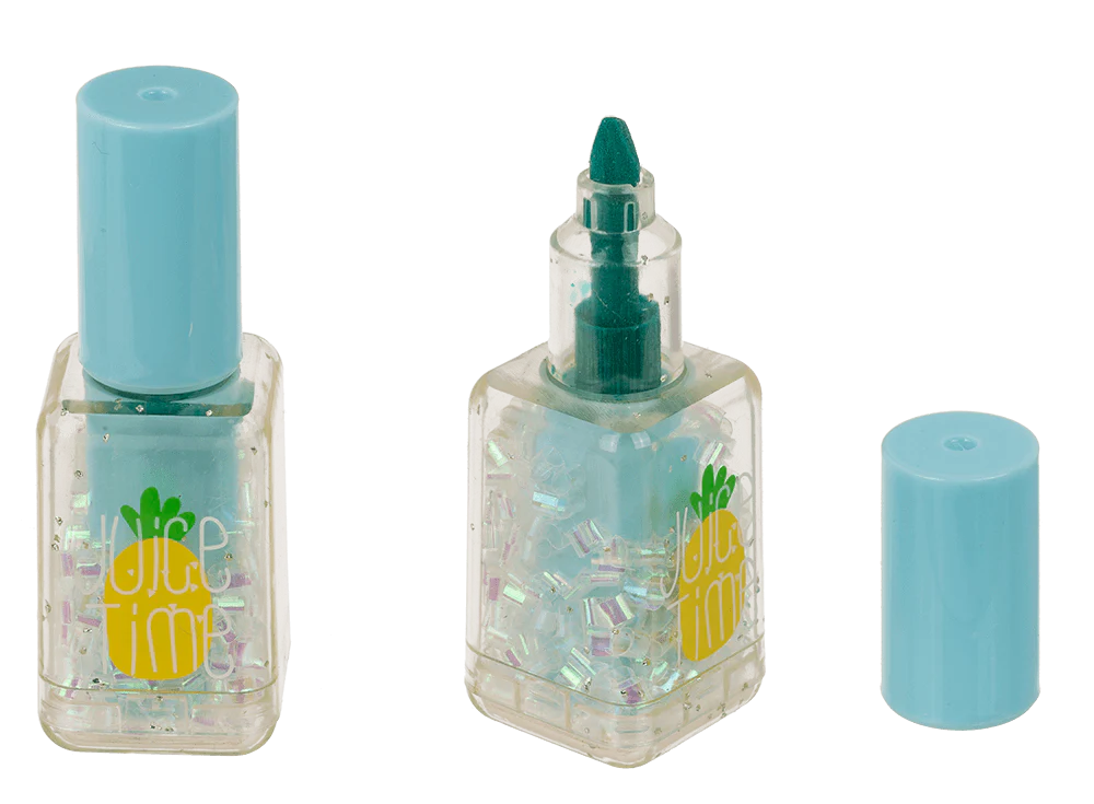 TEXTMARKER GLITTER 2.3x7CM, LAC DE UNGHII, PASTEL 29/2808 [7]