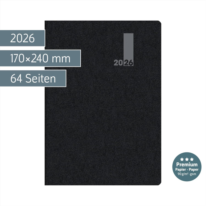 AGENDA DATATA LUNAR SLIMLINE B5 2026 BALADEK NEGRU 73933906 [2]