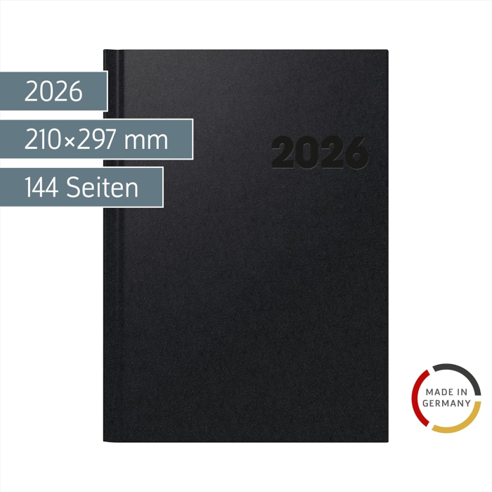 AGENDA DATATA SAPTAMANAL BRUNNEN A4 2026 BALACRON NEGRU 78160906 [2]