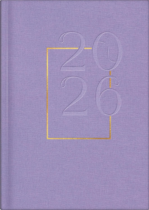 AGENDA DATATA SAPTAMANAL FUTURA 2 A5 2026 COPERTA TEXTILA LAVANDA 21024036 [1]