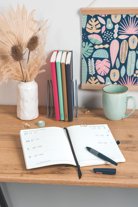 AGENDA DATATA SAPTAMANAL KOMPAGNON A5 2026 CU ELASTIC MARO 79166706 [8]