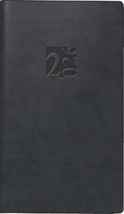 AGENDA DATATA SAPTAMANAL RIDOIDE A6 2026 PIELE ECOLOGICA NEGRU 16903016 [1]