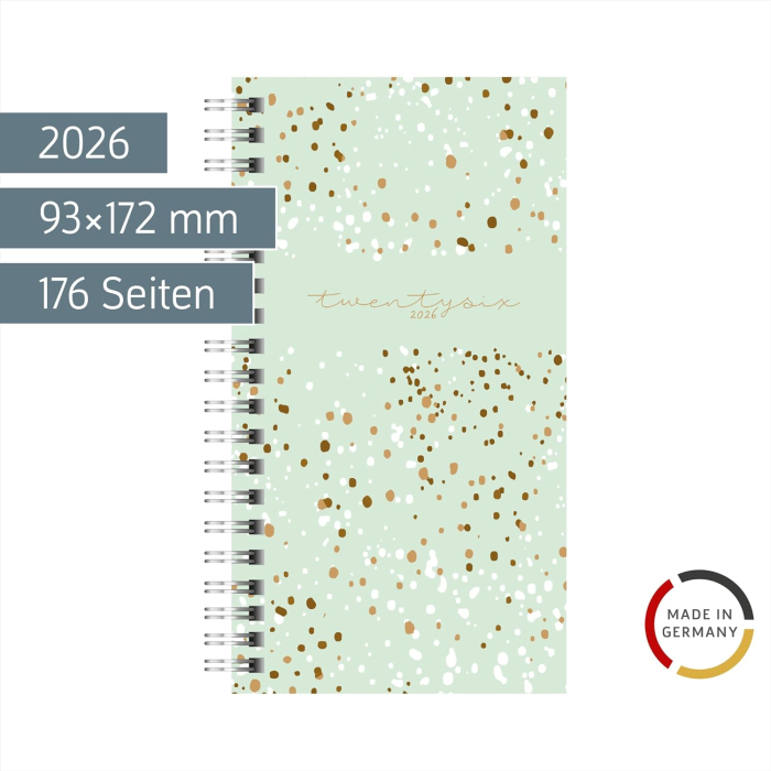 AGENDA DATATA SAPTAMANAL TIMING 2 A6 2026 PP SPIRA CONFETTI 14104016 [2]