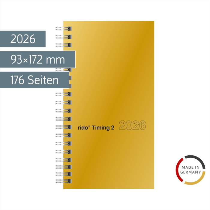 AGENDA DATATA SAPTAMANAL TIMING 2 A6 2026 SPIRA COPERTA CARTON LUCIOS AURIU 14121916 [2]