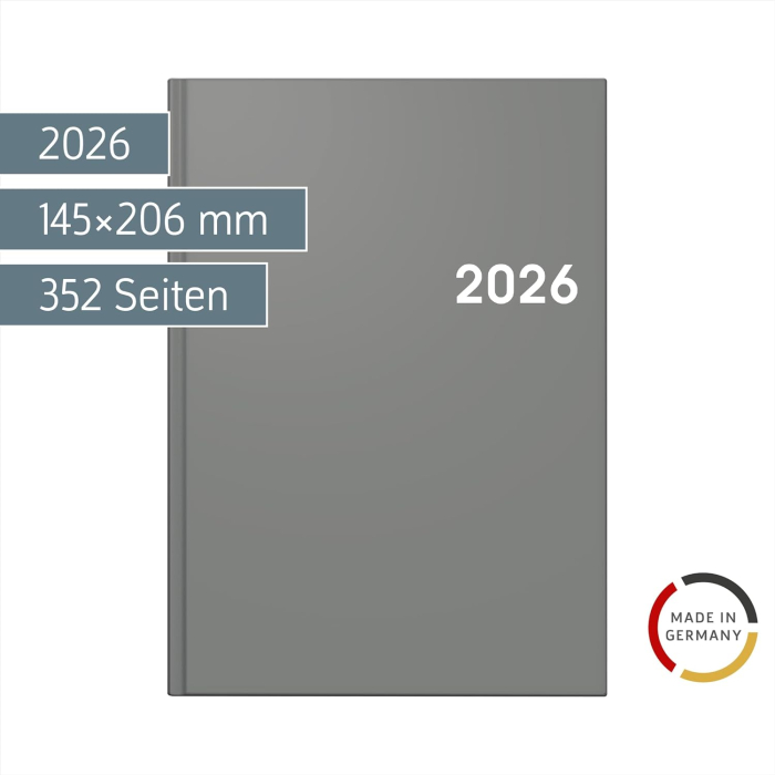 AGENDA DATATA ZILNIC BRUNNEN A5 2026 BALACRON GRI 79561636 [2]