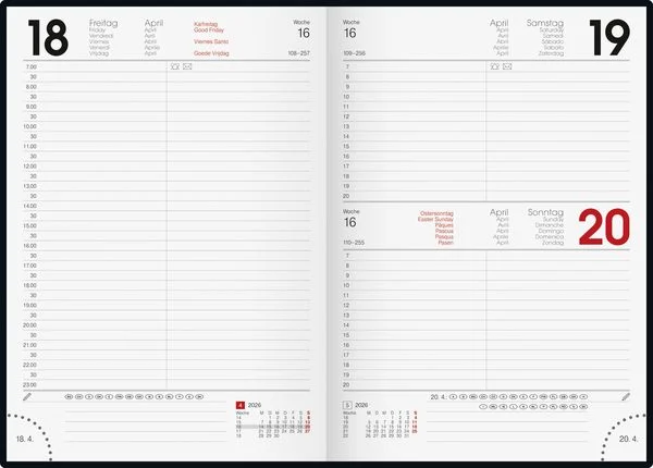 AGENDA DATATA ZILNIC BRUNNEN A5 2026 BALACRON VERDE PETROL 79561046 [2]