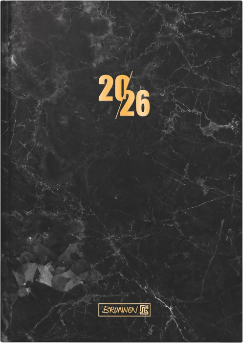 AGENDA DATATA ZILNIC BRUNNEN A5 2026 MODEL GRAFITE 79515066 [1]