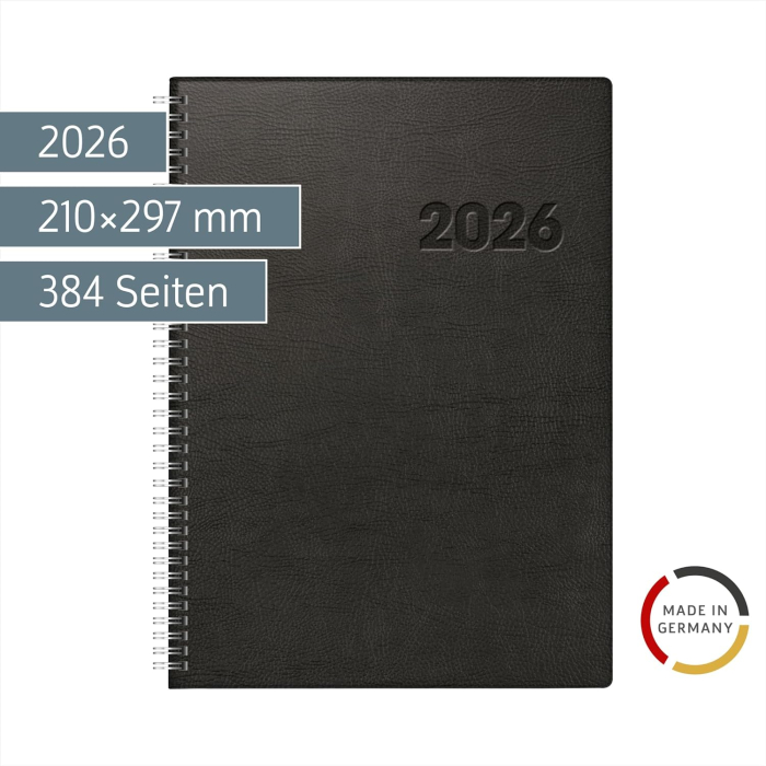 AGENDA DATATA ZILNIC CONFORM A4 2026 SPIRA NEGRU 27501906 [2]